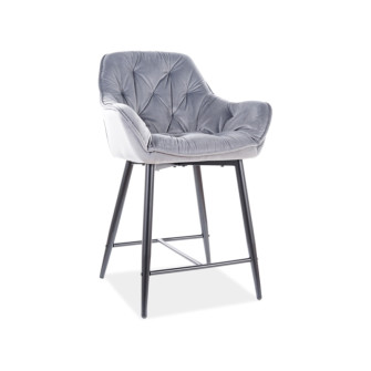 Taburete de media barra Karsten H-2 (Velvet)